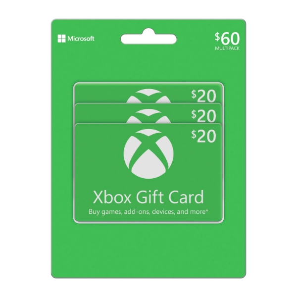 Xbox $60 Gift Card Multi Pack