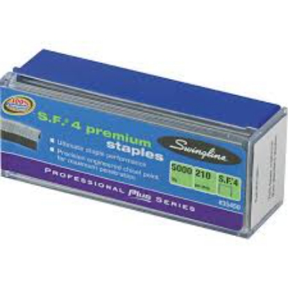 Swingline S.F. 4 Premium Chisel Point Staples 210 count Full Strip 30,000 count