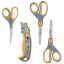 Member's Mark Heavy Duty Scissor & Box Cutter 4 Piece Set Choose Color