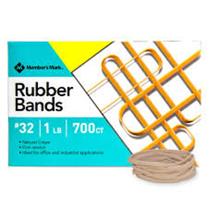 Member's Mark Rubber Bands #32 1lb Box Approximately 700 Bands