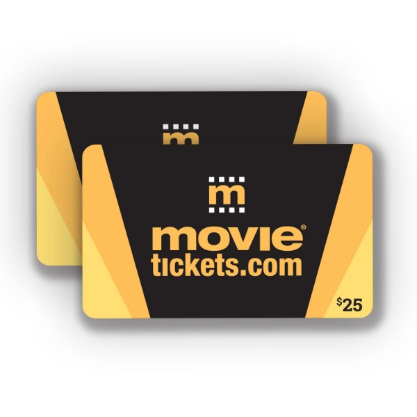 MovieTickets.com $50 Value Gift Cards 2 x $25