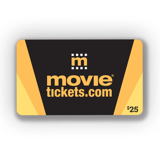 Movietickets.com $25 Gift Card 1 x $25
