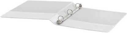 Member's Mark 1 Round Ring View Binder White 8 pk