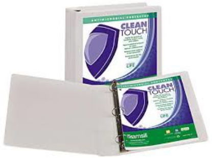 Universal Economy Round Ring View Binder White 6 Pack Various Sizes