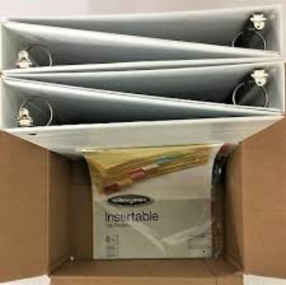 Wilson Jones Heavy Duty Round Ring View Binder Plus Pack 1 1/2" Cap White 4 Carton