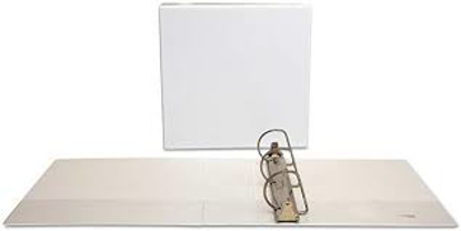 Universal Slant Ring Economy View Binder White Various Sizes