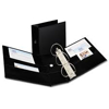 Avery Durable Non View Binder with DuraHinge and EZD Rings 3 Rings 4 Capacity 11 x 8.5 Black