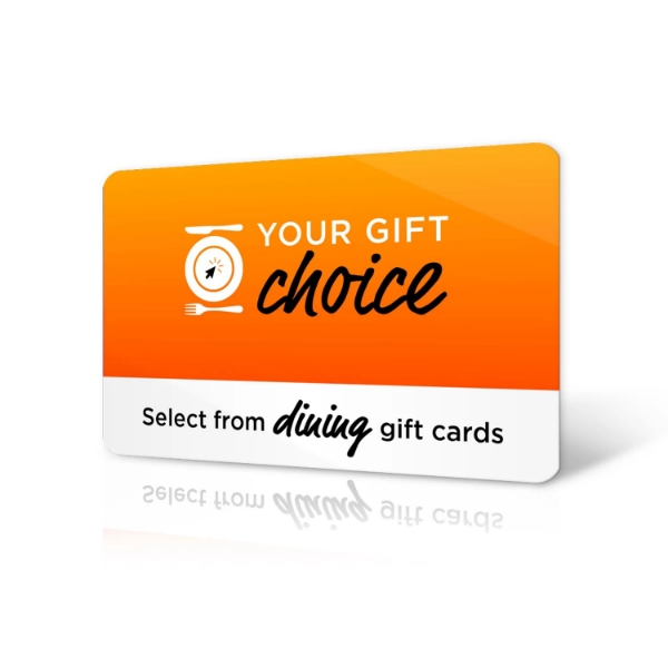 Your Gift Choice Dining Assorted Amounts Email Delivery