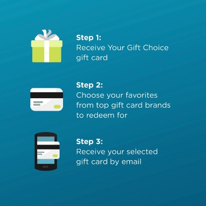 Your Gift Choice Assorted Amounts Email Delivery