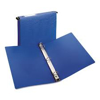 Avery Hanging Storage Flexible Non View Binder with Round Rings 3 Rings 1 Capacity 11 x 8.5 Blue
