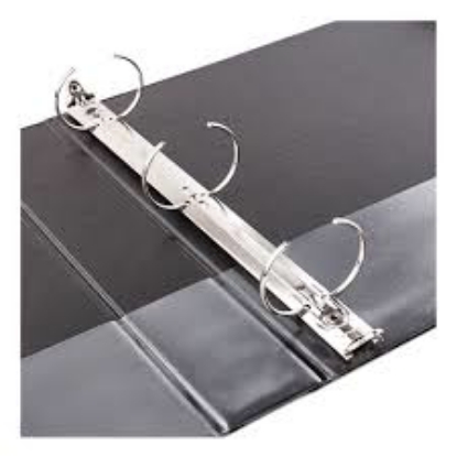 Avery Economy Non View Binder with Round Rings 3 Rings 1 Capacity 11 x 8.5 Blue