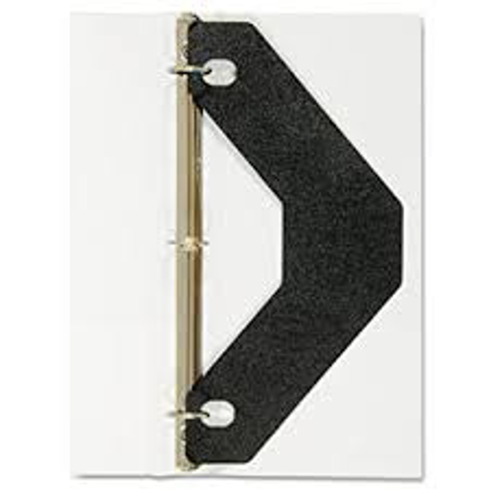 Avery Triangle Shaped Sheet Lifter for Three Ring Binder Black 2 Pack