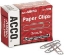 ACCO Paper Clips Jumbo Smooth 100 Count 10 Pack