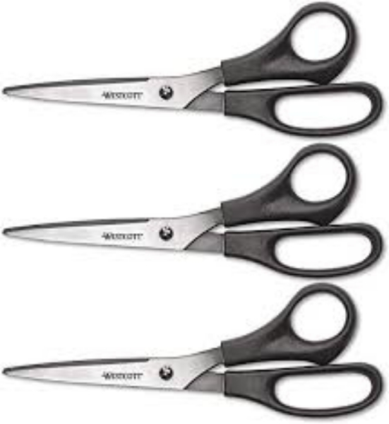 Westcott Three Pack Value Pack Scissors