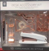 Desk Accessory Organization Kit Rose Gold