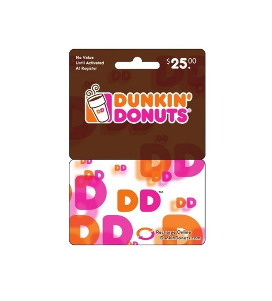 Dunkin' Donuts DD Card $25
