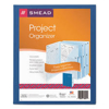 Smead 1/3 Cut Tab Project Organizer Expanding File 10 Pockets Lake Navy Blue