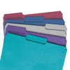 Smead 1/3 Cut Assorted Positions File Folders Letter 100ct Select Color