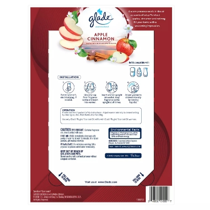 Glade PlugIns Scented Oil Refill, Essential Oil Infused Wall Plug In 6.39 fl. oz. 9 ct.