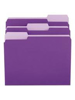 Universal File Folders 1/3 Cut One Ply Top Tab Letter 100 Box Various Colors