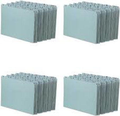 Pendaflex 1/5 Tab Recycled Alphabetical File Guides Gray Letter 25 ct