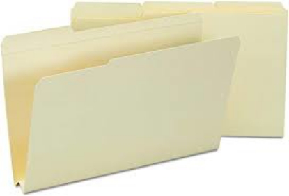 Smead 1 1/2" W Fold Expansion Heavyweight File Folders 1/3 Cut Assorted Positions Letter Manila 50ct