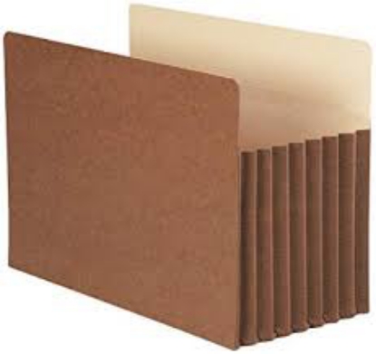 Smead 7 Accordion Expansion Pocket with Tyvek Straight Tab Letter Redrope 5ct