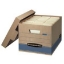 Bankers Box Heavy Duty Storage Boxes 10" x 12" x 15" 10 Pack Kraft Brown