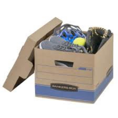 Bankers Box Heavy Duty Storage Boxes 10" x 12" x 15" 10 Pack Kraft Brown