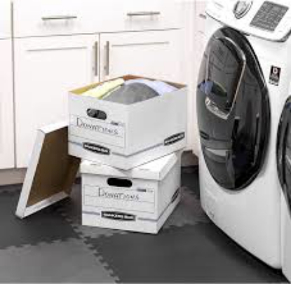 Bankers Box Stor File Storage Box with Lift Off Lid White Letter Legal 6 Pack