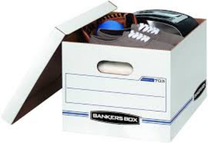 Bankers Box Stor File Storage Box with Lift Off Lid White Letter Legal 6 Pack