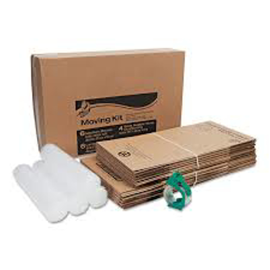 Duck Moving Kit 10 Boxes Small and Medium Bubble Wrap and Packing Tape