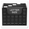 Oxford DecoFlex Letter Size Desktop Hanging File Plastic 12-1/4 x 6 x 9-1/2 Black