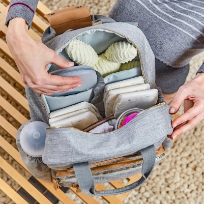 Picture of JJ Cole Papago Pack Diaper Bag with Bonus Matching Changing Clutch