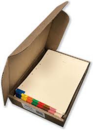 Tabbies Medical Chart Divider Sets Bottom Tab 8 1/2 x 11 3/8 40 ct