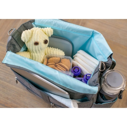 JJ Cole Backpack Diaper Bag with Bonus Matching Changing Clutch (Choose Your Color)