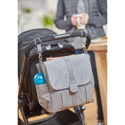 JJ Cole Backpack Diaper Bag with Bonus Matching Changing Clutch (Choose Your Color)