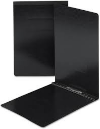 Smead 3 Capacity Side Opening Press-Guard Report Cover Prong Fastener Letter Black