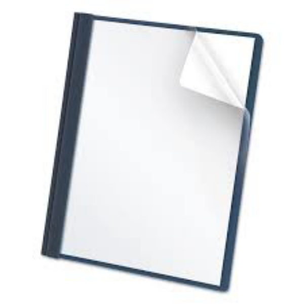 Oxford Clear Front Report Covers Various Colors 25 Count