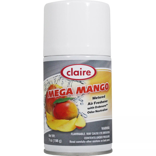 Claire Mega Mango Scent Metered Air Freshener with Ordenone Odor Neutralizer 7 oz. 4 pk.