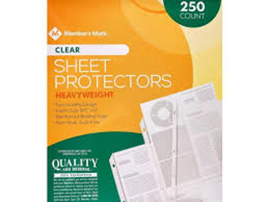 Member's Mark Heavyweight Sheet Protectors Select Type 250 ct