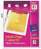 Avery Multi Page Top Load Sheet Protectors Heavy Gauge Letter Clear 25 Pack