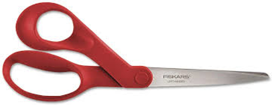 Fiskars Our Finest Left Hand Scissors 8 Length 3-3/10" Cut Red