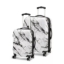 Geoffrey Beene 2 Piece Marble Hardside Luggage Set
