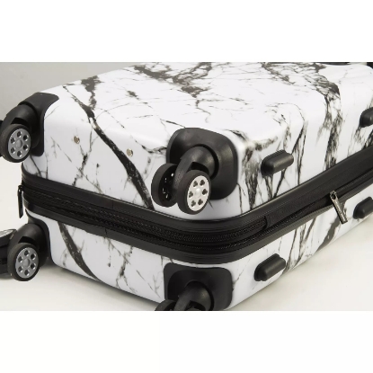 Geoffrey Beene 2 Piece Marble Hardside Luggage Set