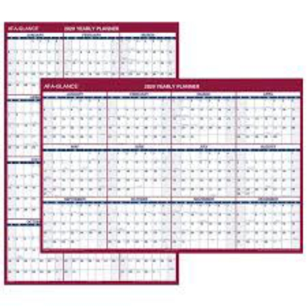 AT A GLANCE Erasable Vertical Horizontal Wall Planner 32 x 48