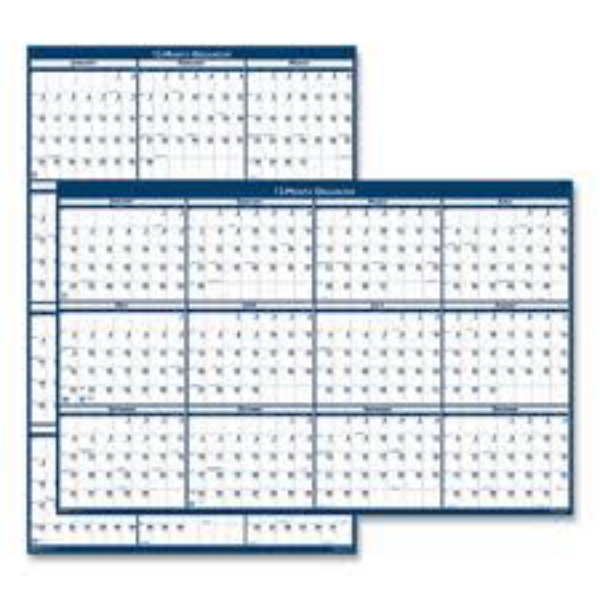 House of Doolittle Recycled Poster Style Reversible Erasable