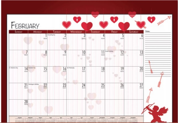 House of Doolittle Earthscapes Seasonal Desk Pad Calendar 18.5 x 13 2021