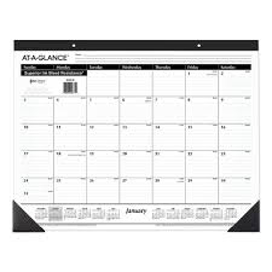 AT A GLANCE Ruled Desk Pad 22 x 17 2021
