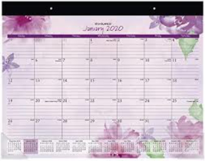 AT A GLANCE Ruled Desk Pad 22 x 17 2021